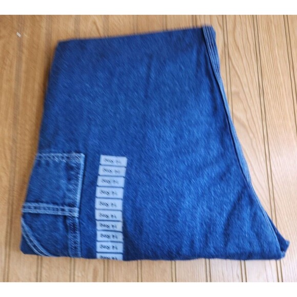 NWT Key Apparel Women's Ring Spun Denim Bib Overalls Indigo Blue 14 REGULAR - Picture 2 of 3